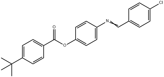 4-([(4-CHLOROPHENYL)METHYLENE]AMINO)PHENYL 4-(TERT-BUTYL)BENZENECARBOXYLATE Struktur