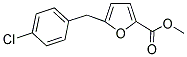METHYL 5-(4-CHLOROBENZYL)-2-FUROATE Struktur