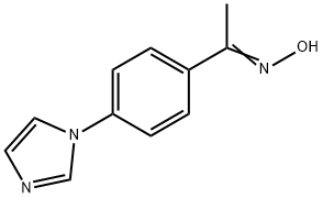 1-[4-(1H-IMIDAZOL-1-YL)PHENYL]-1-ETHANONE OXIME Struktur