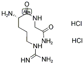 H-ARG-GLY-NH2 2HCL Struktur