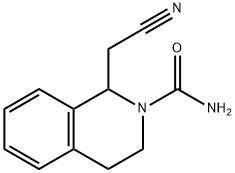 1-(CYANOMETHYL)-3,4-DIHYDRO-2(1H)-ISOQUINOLINECARBOXAMIDE Struktur