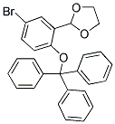 2-(5-BROMO-2-TRITYLOXYPHENYL)-1,3-DIOXOLANE Struktur