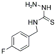 N-(4-FLUOROBENZYL)HYDRAZINECARBOTHIOAMIDE Struktur