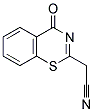 2-(4-OXOBENZO[C]2,6-THIAZIN-2-YL)ETHANENITRILE Struktur