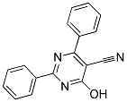 4-HYDROXY-2,6-DIPHENYL-5-PYRIMIDINECARBONITRILE Struktur