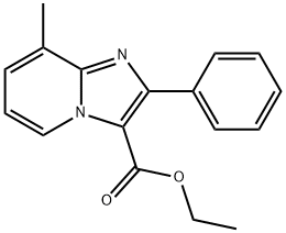 ETHYL 8-METHYL-2-PHENYLIMIDAZO[1,2-A]PYRIDINE-3-CARBOXYLATE Struktur