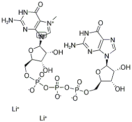 M7G(5')PPP(5')G, DILITHIUM SALT Struktur