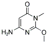 6-AMINO-2-METHOXY-3-METHYLPYRIMIDIN-4(3H)-ONE Struktur