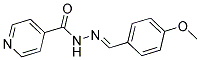 N'-(4-METHOXYBENZYLIDENE)ISONICOTINOHYDRAZIDE Struktur