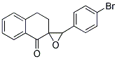 2-(4-BROMOBENZYLIDENE)-1-TETRALONE EPOXIDE Struktur