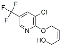 4-([3-CHLORO-5-(TRIFLUOROMETHYL)-2-PYRIDINYL]OXY)-2-BUTEN-1-OL Struktur