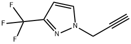 1-PROP-2-YNYL-3-(TRIFLUOROMETHYL)-1H-PYRAZOLE Struktur