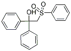 1,1-DIPHENYL-2-(PHENYLSULFONYL)-1-ETHANOL Struktur