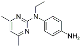 N-(4,6-DIMETHYLPYRIMIDIN-2-YL)-N-ETHYLBENZENE-1,4-DIAMINE Struktur