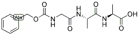 Z-GLY-ALA-ALA-OH Struktur