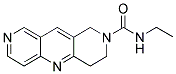 [(ETHYLAMINO)CARBONYL]-1,2,3,4-TETRAHYDROPYRIDO[4,3-B][1,6]NAPHTHYRIDINE Struktur