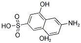 6-AMINO-4-HYDROXY-2-NAPHTHALENESULFONIC ACID MONOHYDRATE Struktur