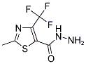 2-METHYL-4-(TRIFLUOROMETHYL)-1,3-THIAZOLE-5-CARBOHYDRAZIDE Struktur