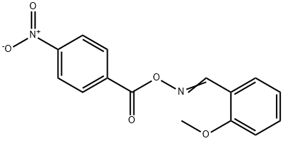 1-METHOXY-2-(([(4-NITROBENZOYL)OXY]IMINO)METHYL)BENZENE Struktur