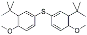 4,4'-THIOBIS(2-TERT-BUTYL-O-METHYLPHENOL) Struktur