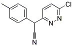 2-(6-CHLORO-3-PYRIDAZINYL)-2-(4-METHYLPHENYL)ACETONITRILE Struktur