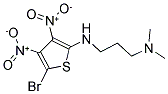 N1-(5-BROMO-3,4-DINITRO-2-THIENYL)-N3,N3-DIMETHYLPROPANE-1,3-DIAMINE Struktur