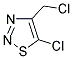 5-CHLORO-4-(CHLOROMETHYL)-1,2,3-THIADIAZOLE Struktur