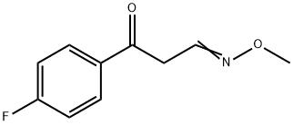 3-(4-FLUOROPHENYL)-3-OXOPROPANAL O-METHYLOXIME Struktur