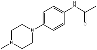 N-[4-(4-METHYLPIPERAZINO)PHENYL]ACETAMIDE Struktur