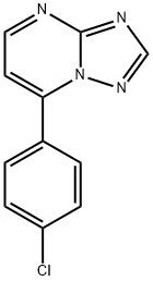 7-(4-CHLOROPHENYL)[1,2,4]TRIAZOLO[1,5-A]PYRIMIDINE Struktur