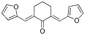 2,6-BIS-FURAN-2-YLMETHYLENE-CYCLOHEXANONE Struktur