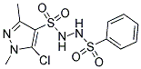 5-CHLORO-1,3-DIMETHYL-N'-(PHENYLSULFONYL)-1H-PYRAZOLE-4-SULFONOHYDRAZIDE Struktur