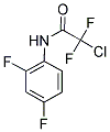 N1-(2,4-DIFLUOROPHENYL)-2-CHLORO-2,2-DIFLUOROACETAMIDE Struktur