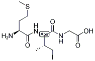 H-MET-ILE-GLY-OH Struktur
