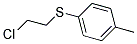 1-[(2-CHLOROETHYL)THIO]-4-METHYLBENZENE Struktur