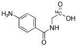 4-AMINOHIPPURIC ACID, [GLYCYL-1-14C] Struktur