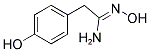 N'-HYDROXY-2-(4-HYDROXYPHENYL)ETHANIMIDAMIDE Struktur