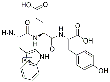 H-TRP-GLU-TYR-OH Struktur