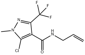 N-ALLYL-5-CHLORO-1-METHYL-3-(TRIFLUOROMETHYL)-1H-PYRAZOLE-4-CARBOXAMIDE Struktur