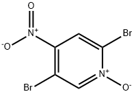 2,5-DIBROMO-4-NITROPYRIDINE 1-OXIDE Struktur