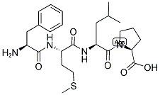 H-PHE-MET-LEU-PRO-OH Struktur