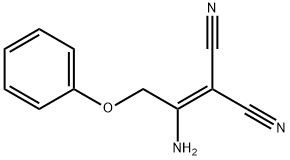 2-(1-AMINO-2-PHENOXYETHYLIDENE)MALONONITRILE Struktur