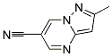 2-METHYLPYRAZOLO[1,5-A]PYRIMIDINE-6-CARBONITRILE Struktur