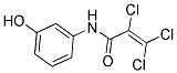 N1-(3-HYDROXYPHENYL)-2,3,3-TRICHLOROACRYLAMIDE Struktur