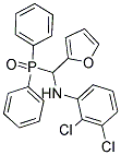 N1-[(DIPHENYLPHOSPHORYL)(2-FURYL)METHYL]-2,3-DICHLOROANILINE Struktur