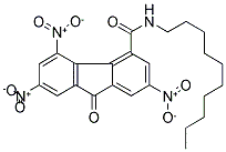 N4-DECYL-2,5,7-TRINITRO-9-OXO-9H-FLUORENE-4-CARBOXAMIDE Struktur