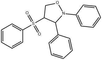 2,3-DIPHENYL-4-(PHENYLSULFONYL)TETRAHYDROISOXAZOLE Struktur