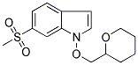 6-(METHYLSULPHONYL)-1-(TETRAHYDROPYRAN-2-YLMETHOXY)INDOLE Struktur