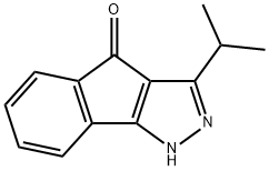 3-(ISOPROPYL)INDENO[2,3-D]PYRAZOL-4-ONE Struktur