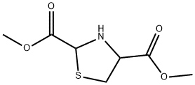 DIMETHYL THIAZOLIDINE-2,4-DICARBOXYLATE Struktur